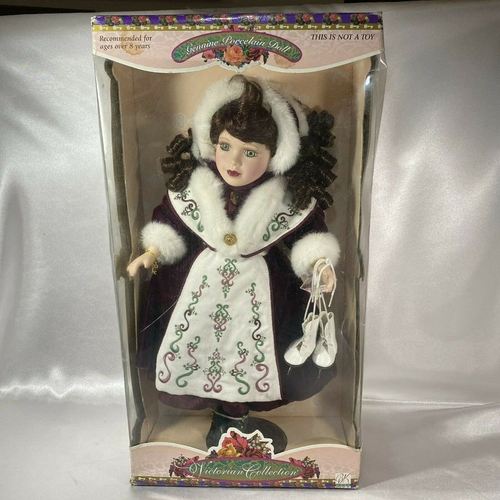 Vintage Porcelain Doll Ice Skate Melissa Jane